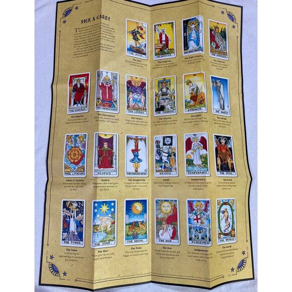 Book Bundle Tarot Astrology Dream Power Palmistry Herbalism W/ Tarot Deck Poster - Picture 13 of 16